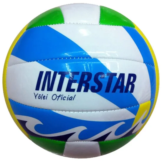 Customized Voleibol 18 Panels Machine Stitched Froth PVC Standard Size 5 Volleyballs for Sale