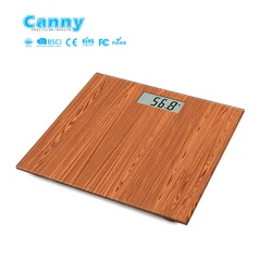 Canny Glass Material LCD Display Electronics Weighing Bathroom Scale, Household Personal Weighing Scale