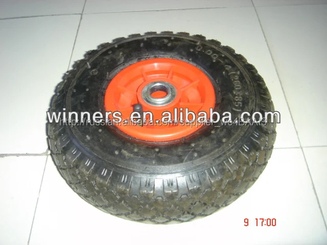 3.00-4 pneumatic plastic wheelbarrow wheels