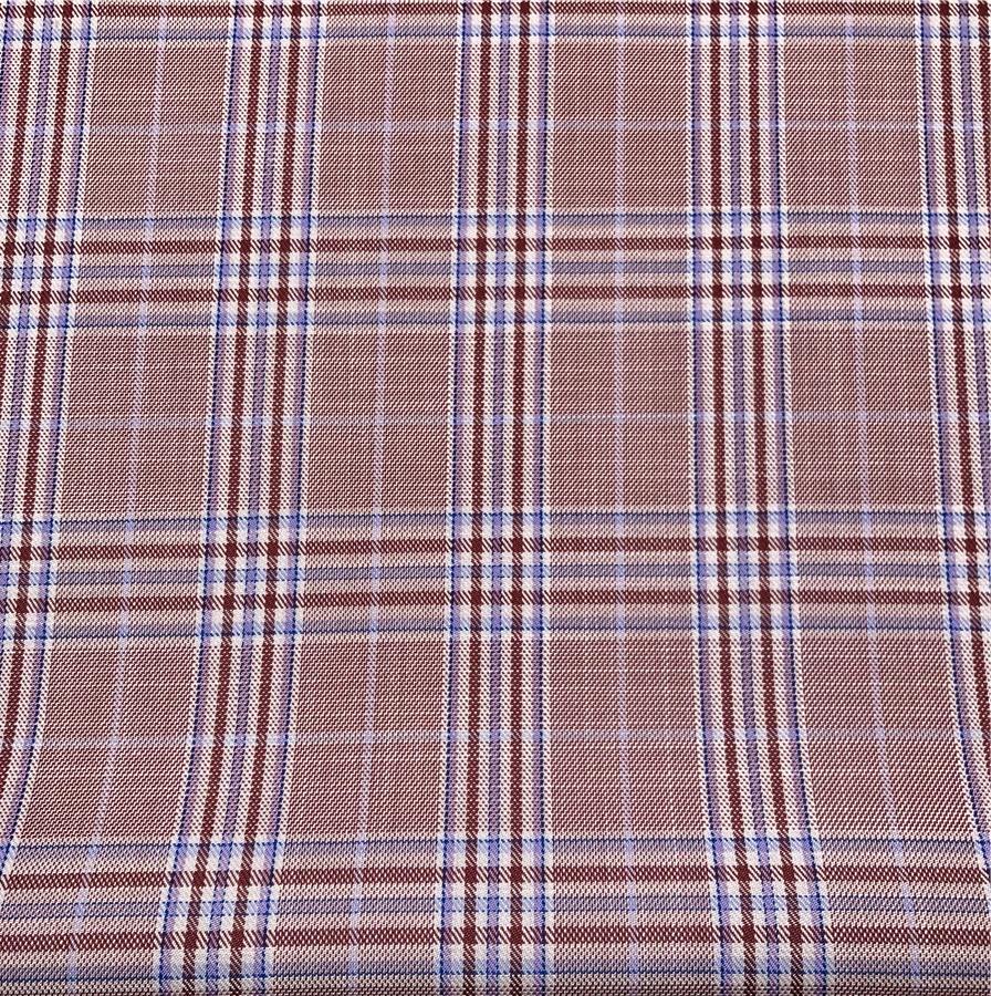 Новинка 85% полиэстер 15% искусственный материал клетчатый текстурированный твидовый мужской костюм брюки TR тканая ткань stock lot textile поставщик