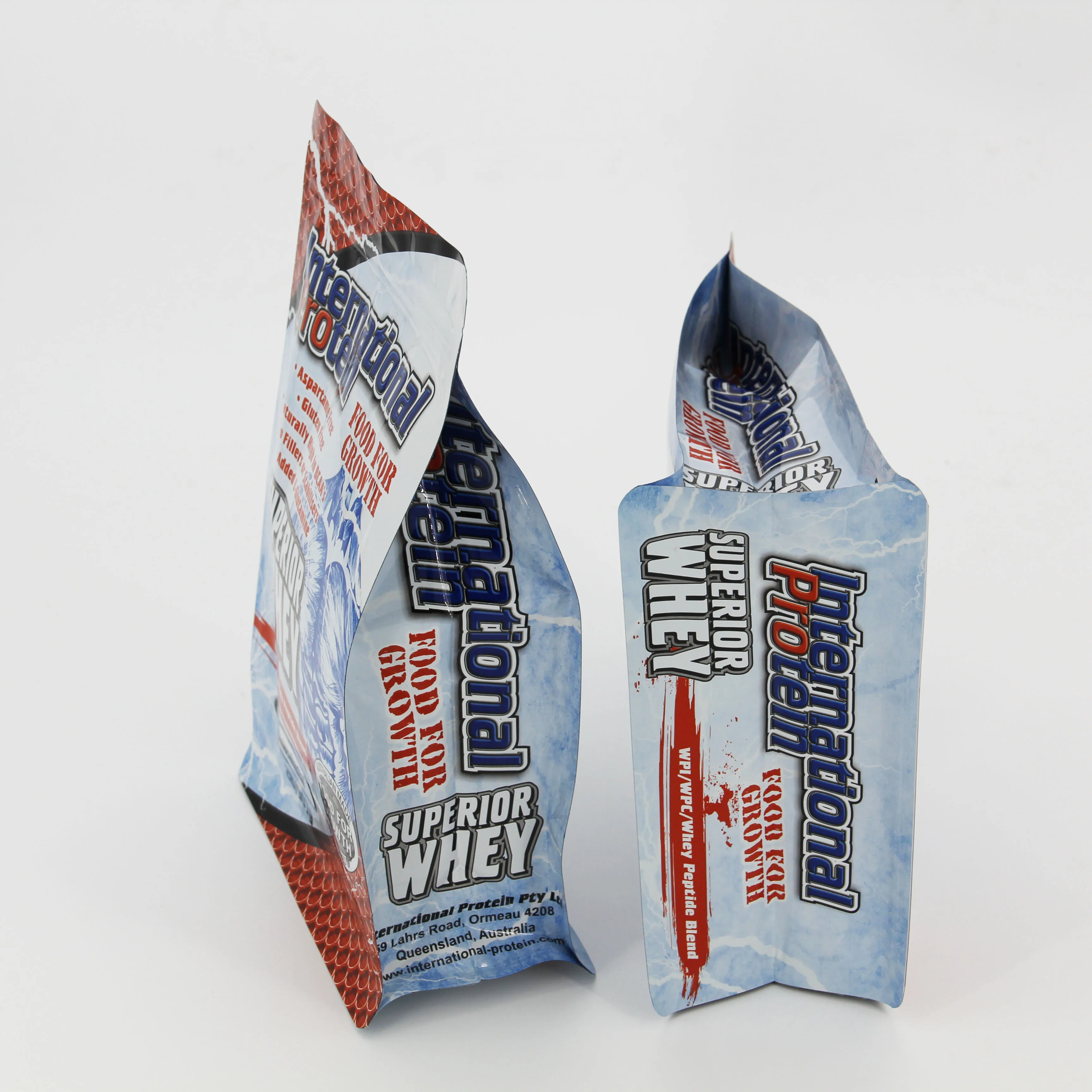 High quality doy pack aluminum foil pouch packaging reusable ziplock food vacuum bag