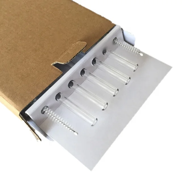 Набор стеклянных соломинок ручной работы, соломинка для питья, 5 шт., прозрачная прямая стеклянная соломинка в подарочной коробке