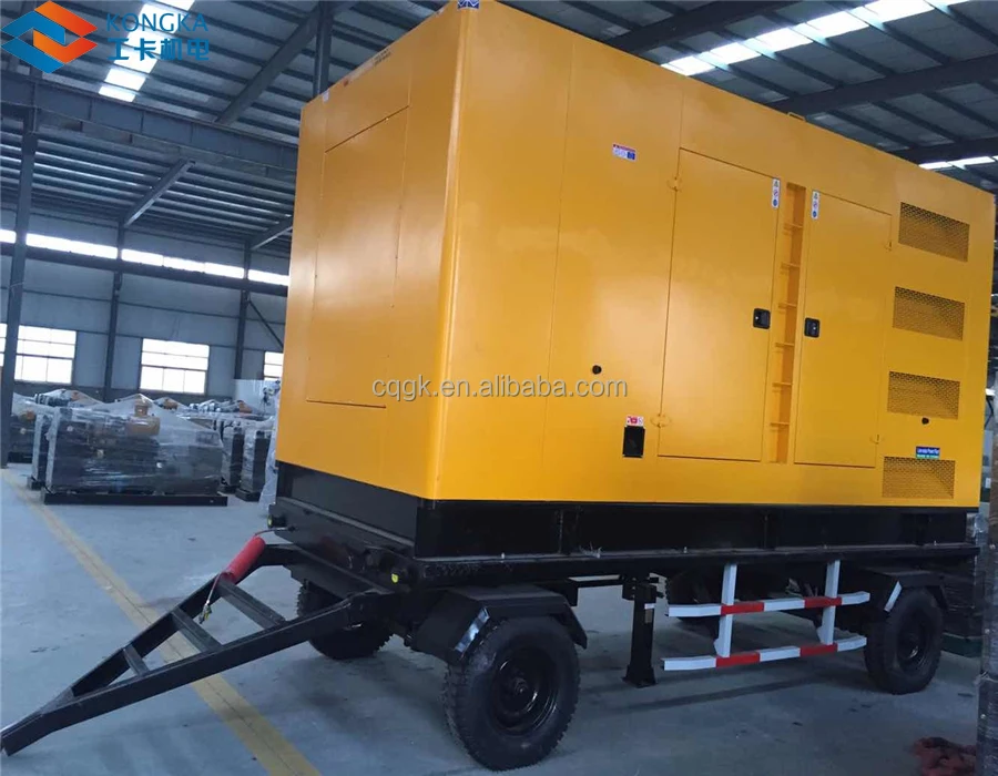 270kw 330kva портативный Трейлер deutz дизель генератор обслуживания