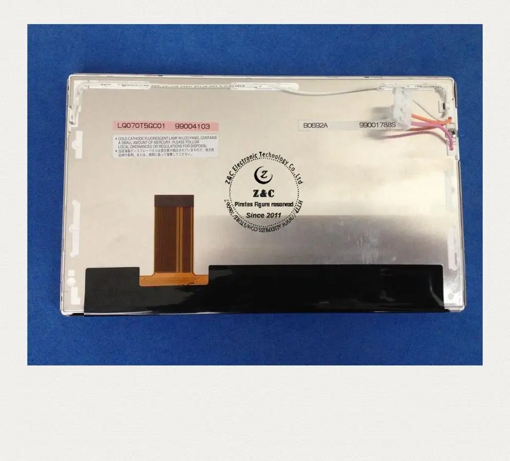 LQ0DA52115 LQ0DAS1170 LQ0DAS1387 New Original 7 inch LCD Monitor Display for Toyota Car GPS