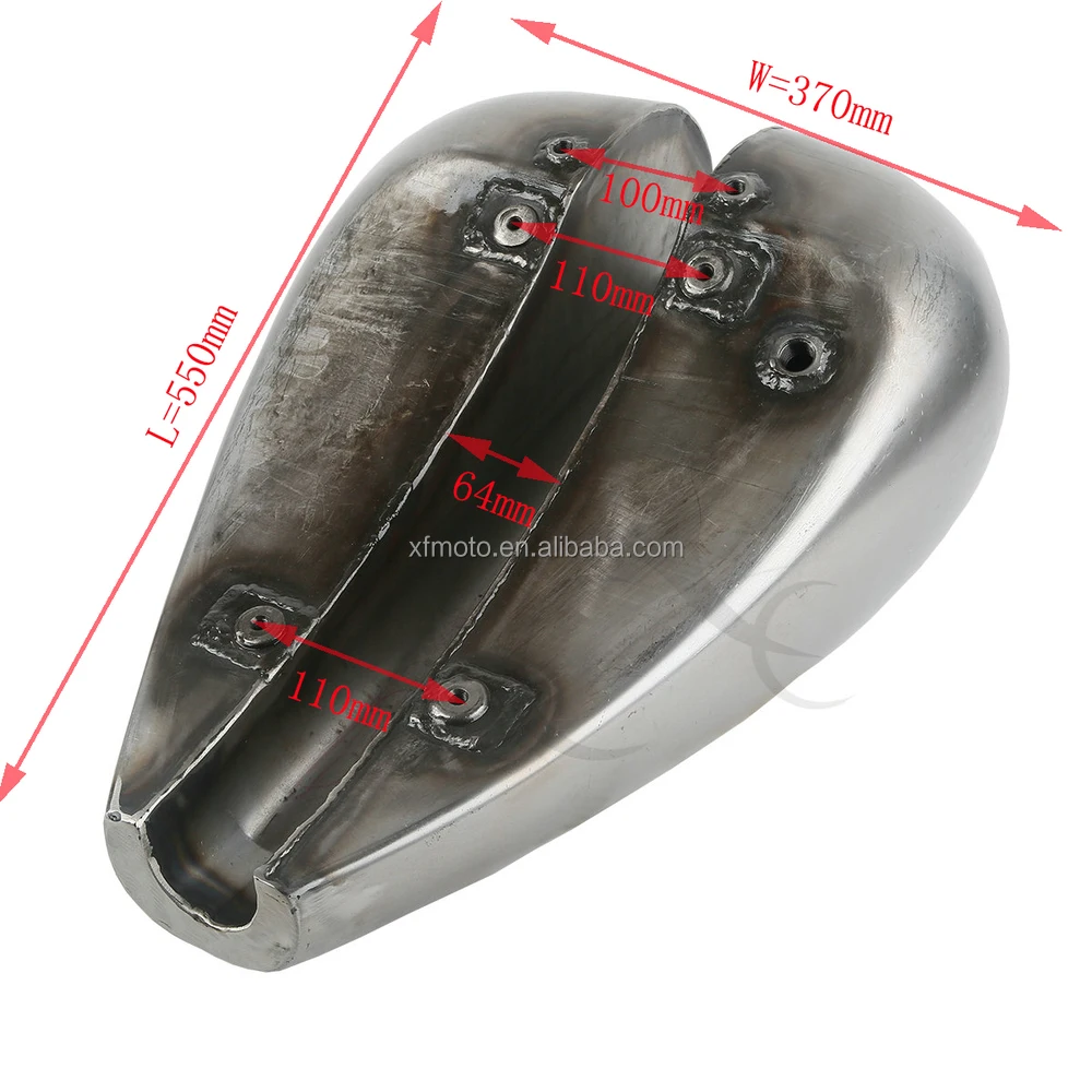 TCMT XF290656 NEW Custom Stretched 4.7 Gallon Gas Fuel Tank For Chopper Bobber Baggers