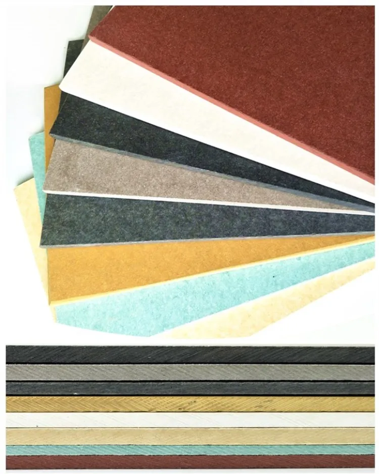 
pure black through colored fiber cement board 