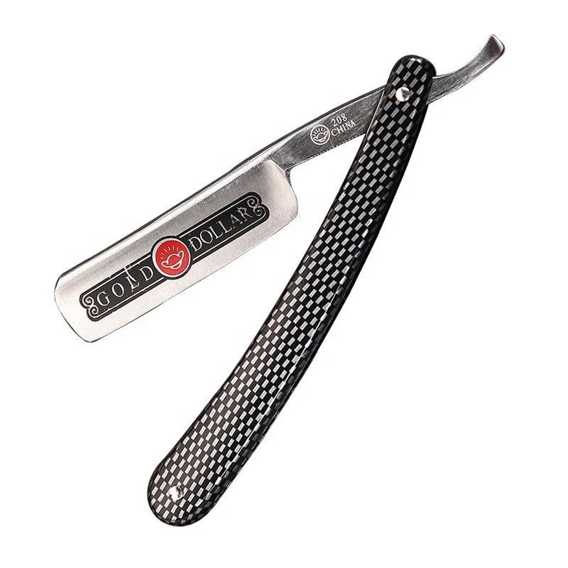 Cut Throat Shaving Straight Razor Carbon Steel Barber Sharpen Straight Razor Shave German Safty Shaver Throat Razors ABS Handle