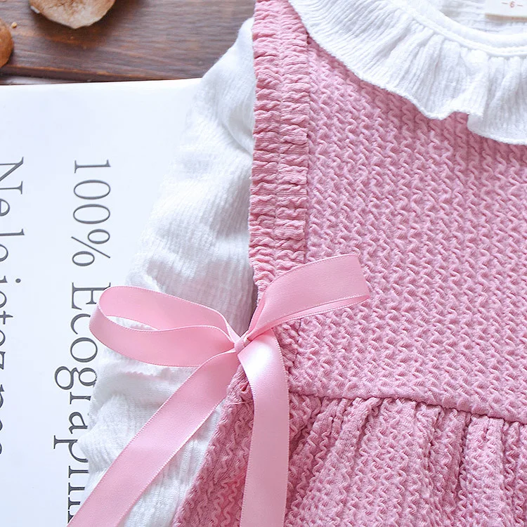 Hao Baby Autumn Girls Toddler Clothes Sets Three-Piece Set Infant  Korean Version Cotton Suit