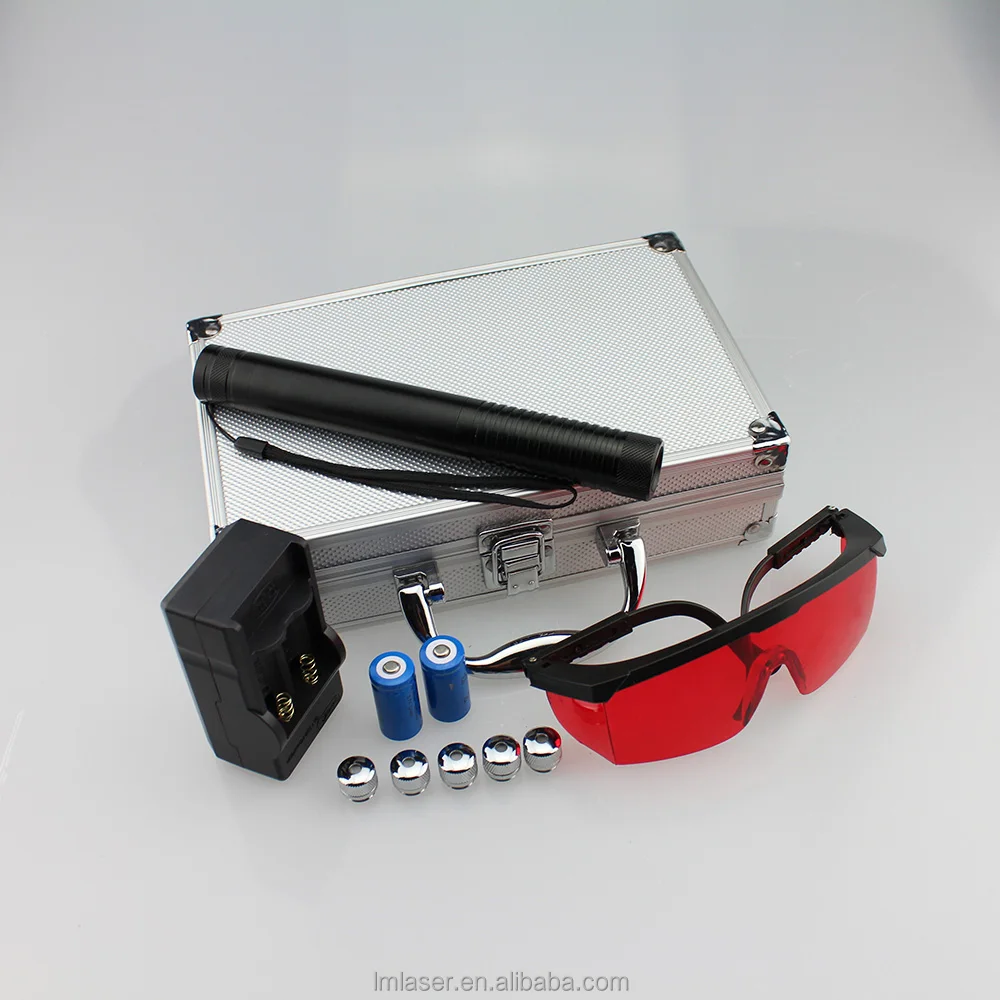 Adjustable Focus 445nm Blue Laser 1000mW Cutting Laser Pointer