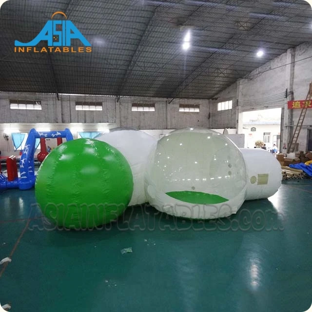 3 Rooms Luxury Transparent Blow Up Lodge Tent Inflatable Bubble Suite With Bedroom And Toilet For Bubble Hotel View Glamping