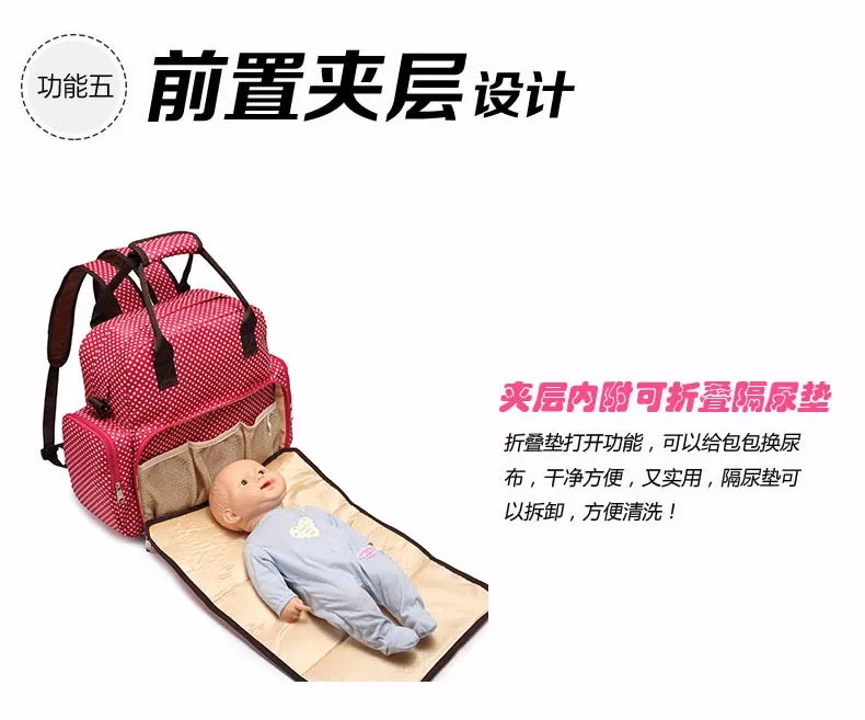 Hot sell mummy diaper bag for baby bag for maternity fashion diaper bags for baby 2012 with high quality
