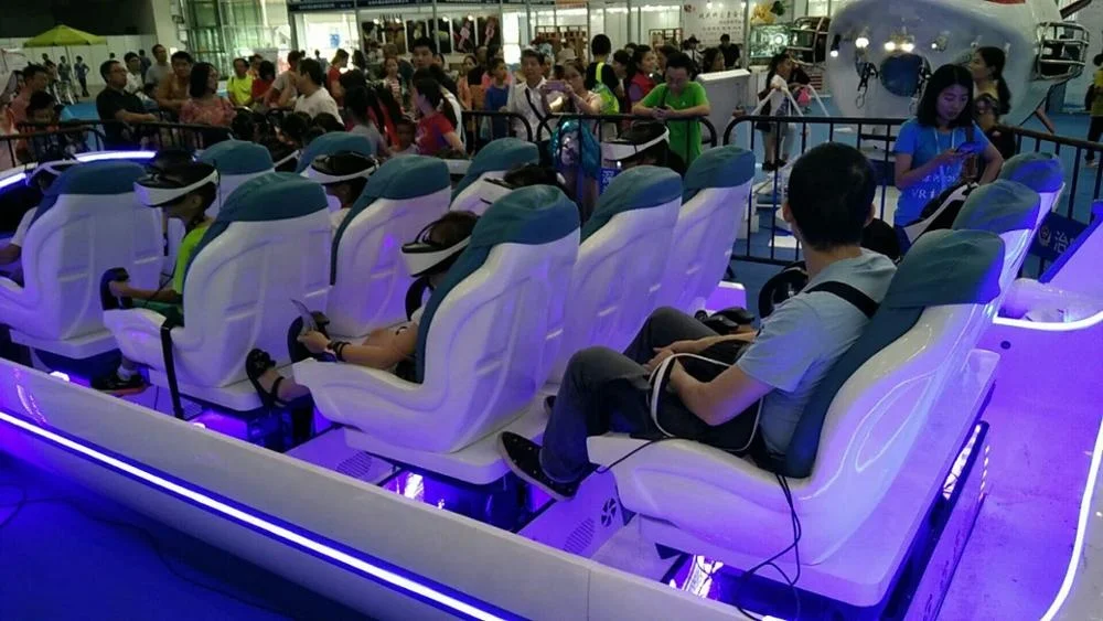Hot Sales VR Products 9D Game 12 seats VR cinema in the future vr 9d chair