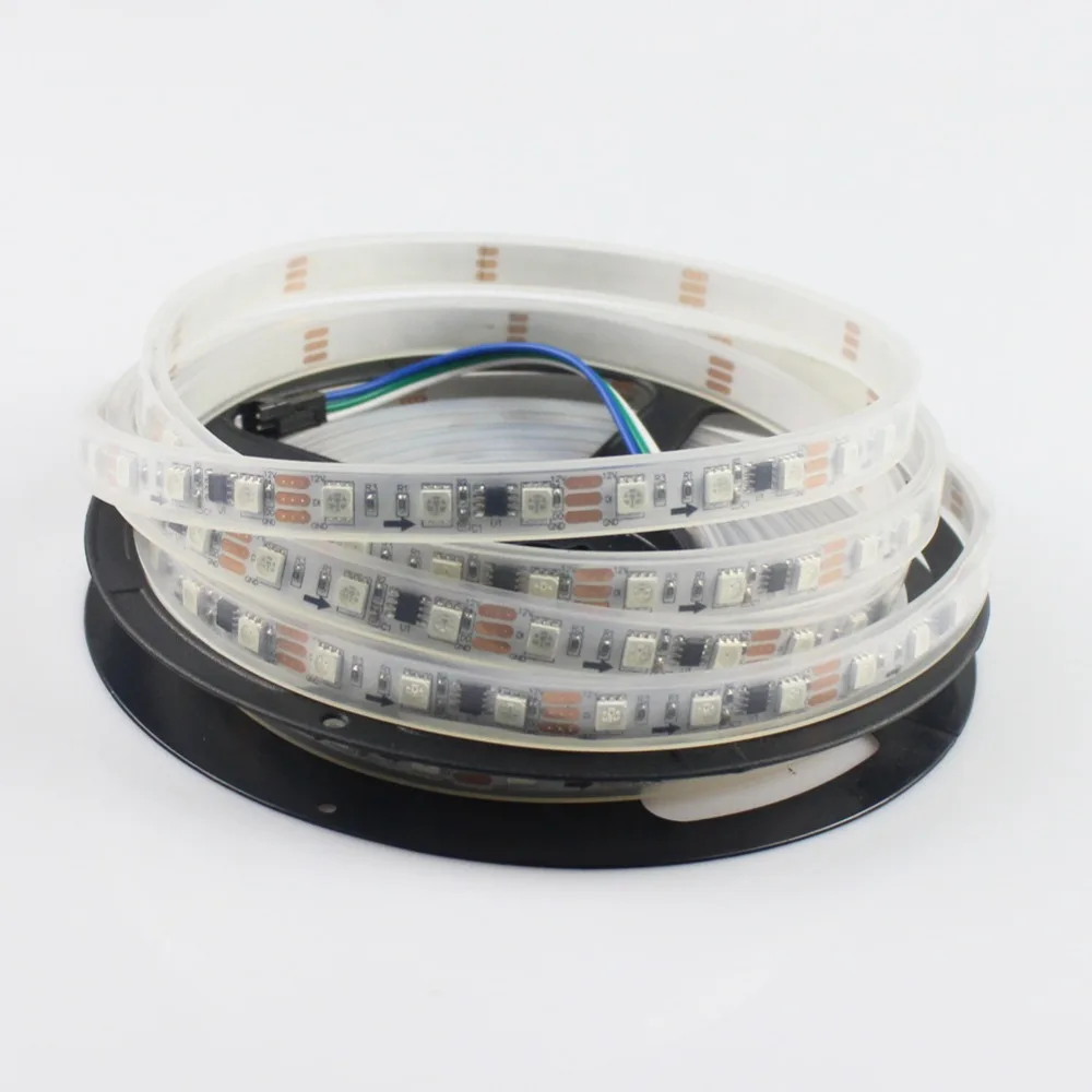 5 м 60 светодиодов smd 5050 Светодиодная лента с дистанционным управлением rgb IP67
