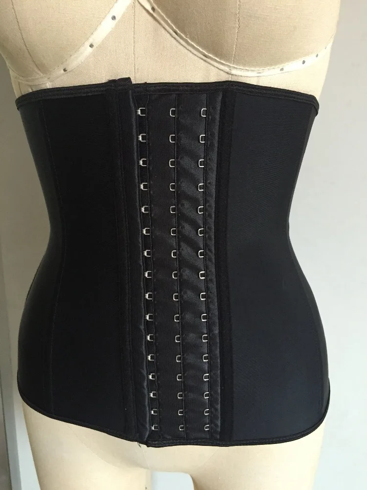 Beige colorful fashion steel boned latex cheap waist training corsets wholesale waist trainer shapers 2019 new type