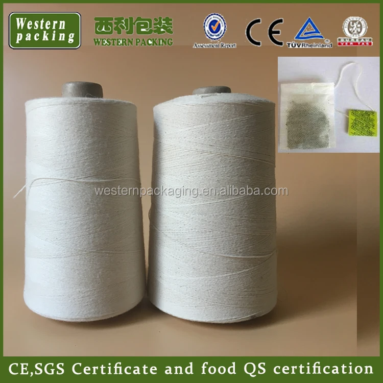 Hot sale 100% cotton thread tea bag thread