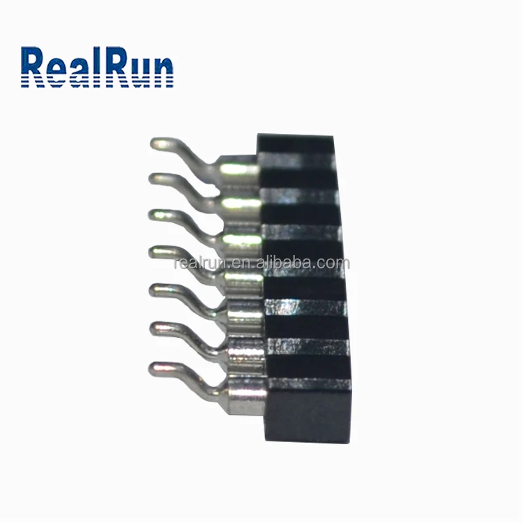 PCB Board Connector 2.54mm Pitch Horizontal SMT Female Header 7 pin