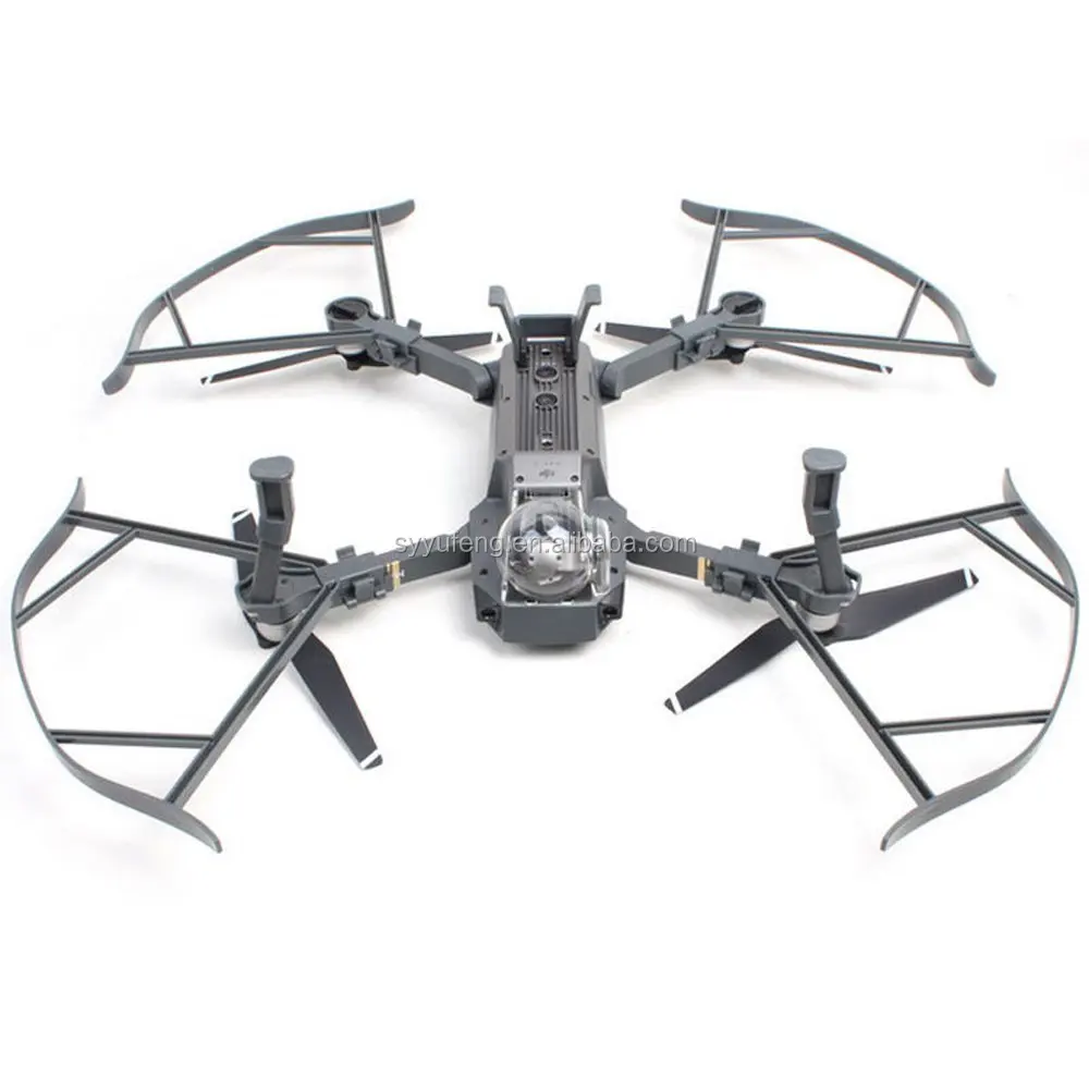 Drone Mavic Pro Platinum Accessories Propeller Guard Bumper Protectors Quick Release Not Affect Obstacle Avoidance(Gray)