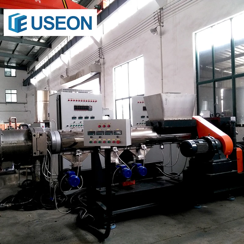 Гарантия качества один винт PP/полиэтиленовой ПЭТ гранулы делая машину сторона подачи экструдер