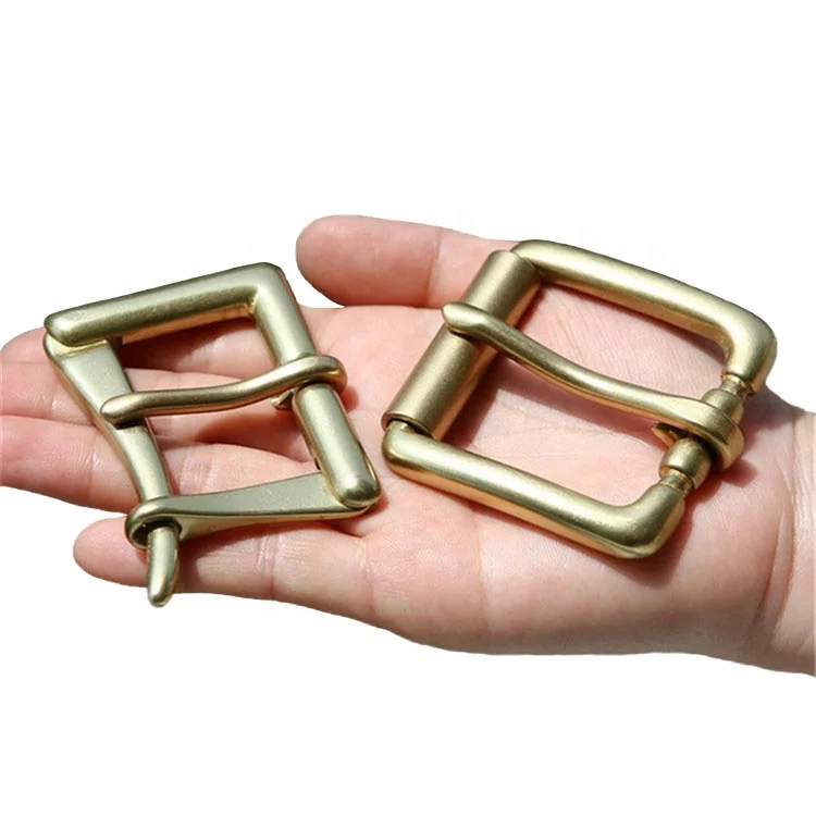 Meetee ZK827 40 мм Чистая латунь быстро открывающиеся мужские Уникальные пряжки для ремня
