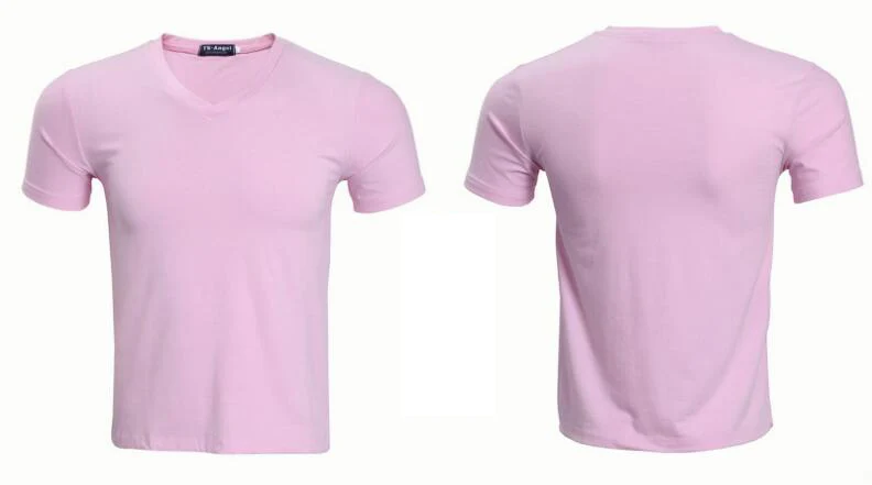 
Custom Logo Printing Women T Shirt V Neck T-Shirt Lady Tees 100% cotton Summer Tshirt printing 