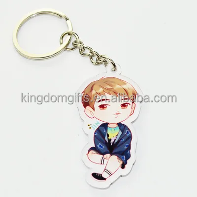Acrylic Keychain One/Two Sided Custom Keychain, Plastic Keychain Custom Made