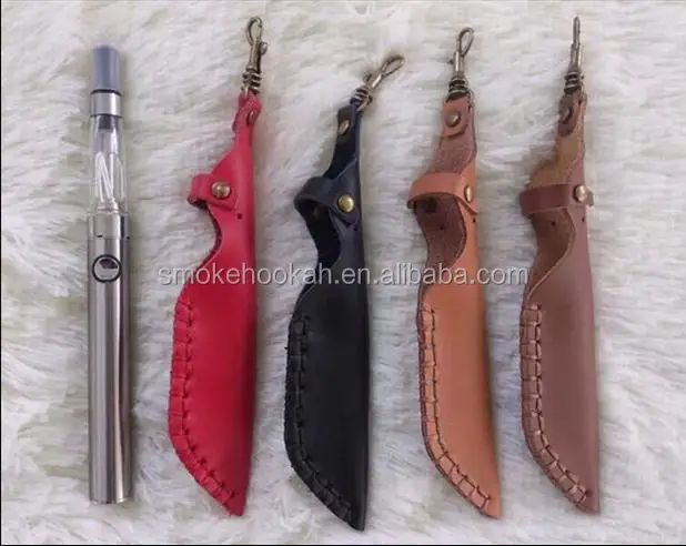 re-buildable coil and wick e cig pouch ego necklace/lanyard