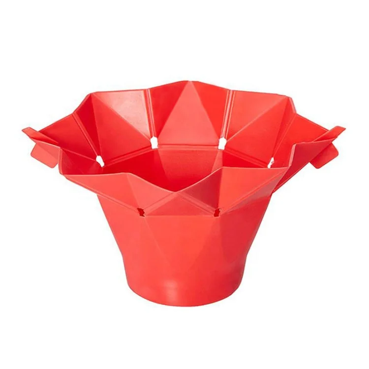 New arrival popcorn popper maker microwave safe foldable easy to clean magic DIY soft silicone microwave popcorn bowl