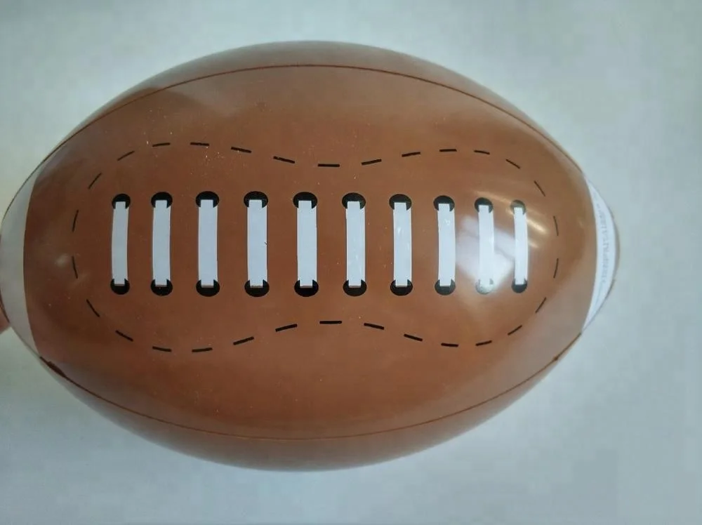 HOGE EN71 standard 16inch inflatable PVC rugby beach ball