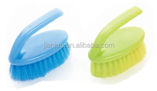 
Factory direct sale plastic crystal scrub brush clothes washing brush 