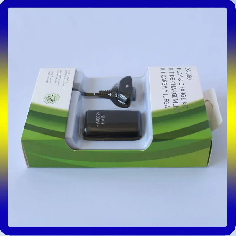 2 in 1 Rechargeable controller battery pack for XBOX 360 Slim