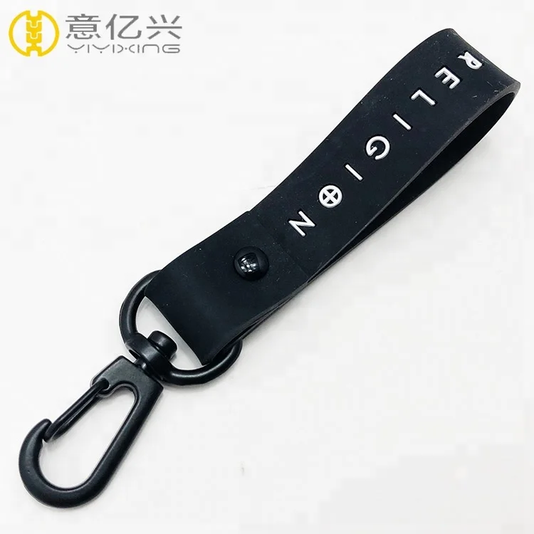 
Superior quality phone small wire rope short rubber lanyard silicone rubber lanyard 