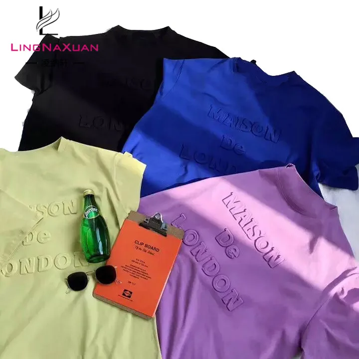 
latest design purple cotton basic t-shirt for women 