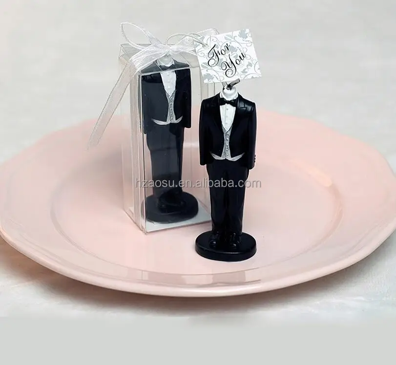 Bride White Wedding Dress Shaped Candles