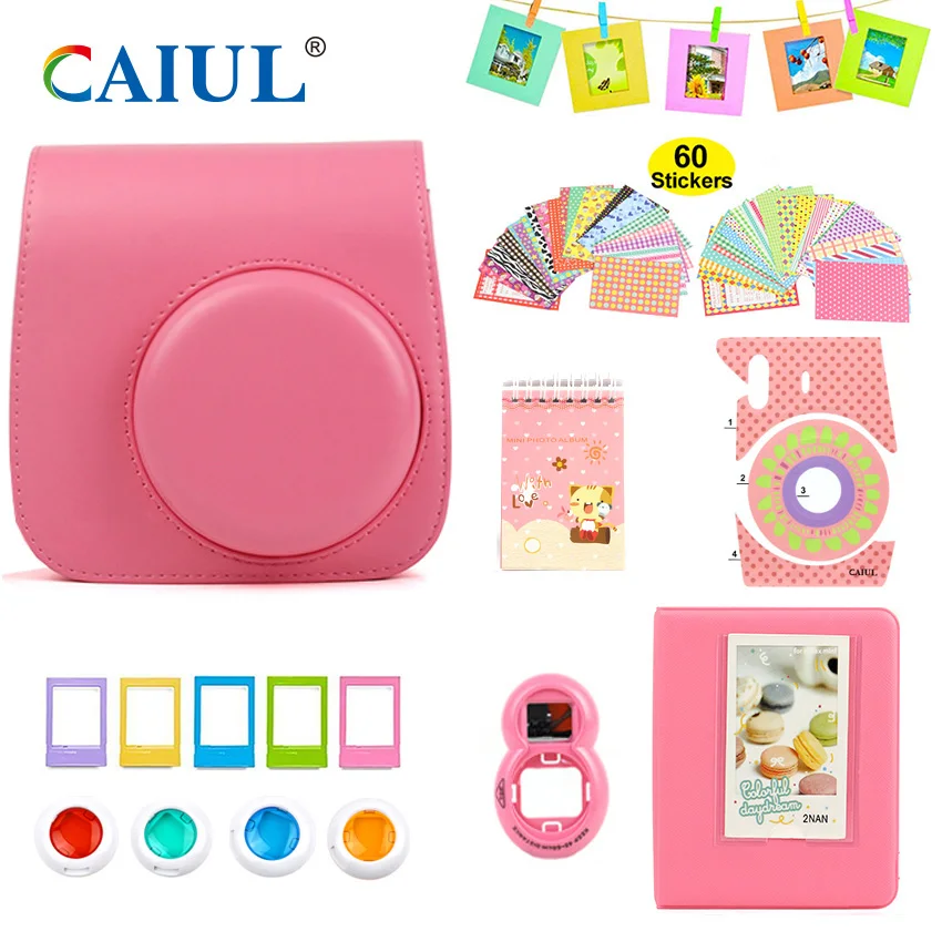 
 Пакет чехлов от поставщика Amazon для камеры Mini 9 / Mini 8 instax  