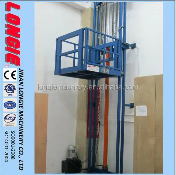 
2 floor hydraulic cargo lift / elevator LISJD2.0-4.5 