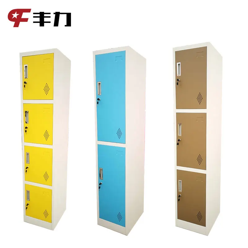 Cheap Single Row 2 Door Steel Locker Cloth Almirah Cabinet