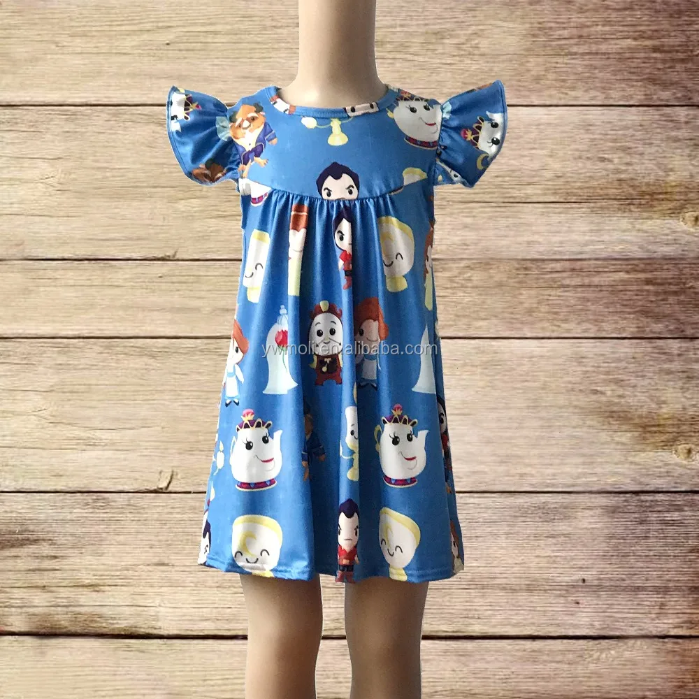 
Wholesale 3 year old girl dress toys pattern children dress baby girl party summer frocks designs 