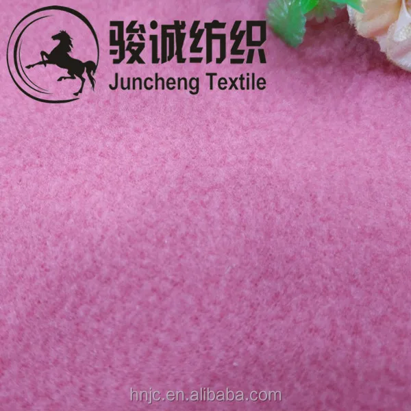 Solid color 180gsm loop knitting 100 polyester polar fleece fabric