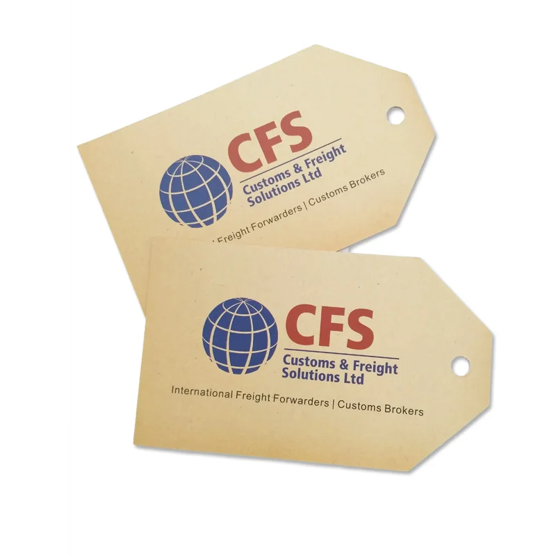 Custom paper gift hang tag company logo printing hang tag