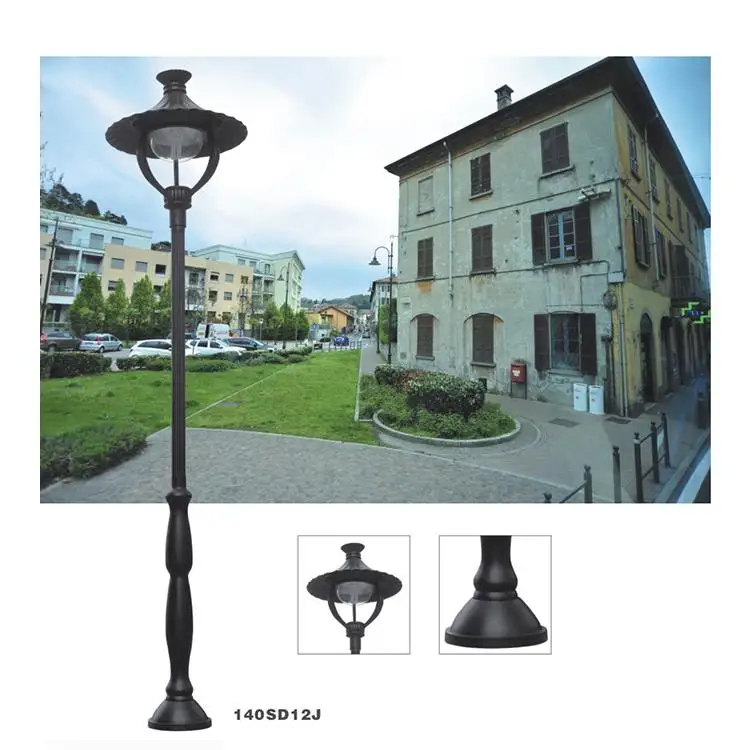 
Euro Style Antique Design Steel Light Pole, Galvanized Yard Light Poles 