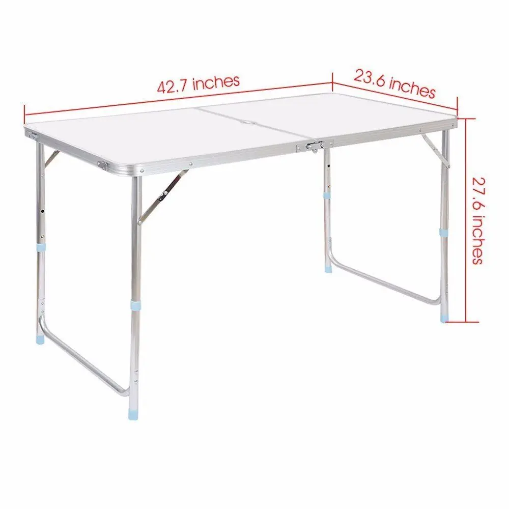 Lightweight Outdoor Camping Hiking Fishing Aluminum portable folding foldable picnic table