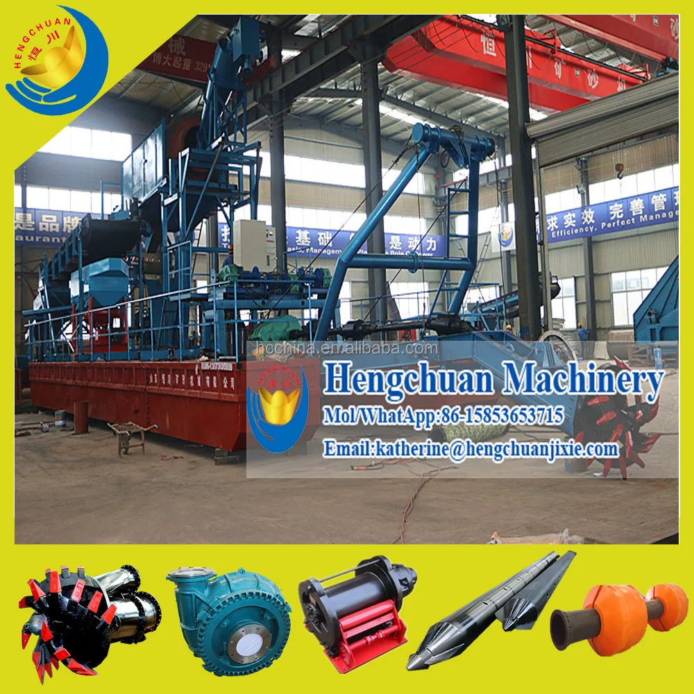 High Efficient China Cutter Head Diamond Mining Dredge for Sale