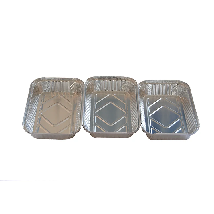 Safe and reliable disposable tin trays alu foil containers aluminum plate
