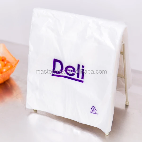 Plastic Tote Bag Supermarket Big Capacity Firm Packing Bags Custom Image Shopping Plastic Bag