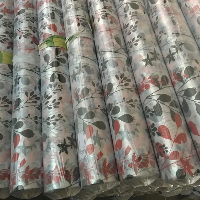 Hot Sale Printed PVC Transparent Tablecloth with Reach Standard