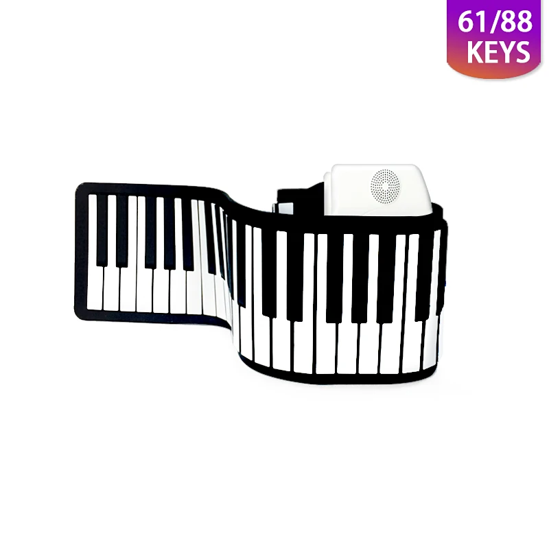 Водонепроницаемый гибкий портативный складной интеллигентая (ый) 88-ключ цифровой электрический детское пианино клавиатура музыкальная игрушка