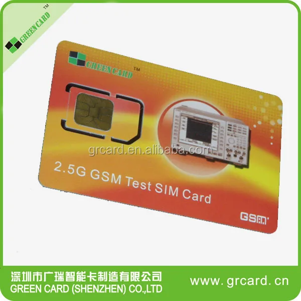 
4g lte Micro WCDMA 3G CMU200 Mobile Phone Test sim Card 