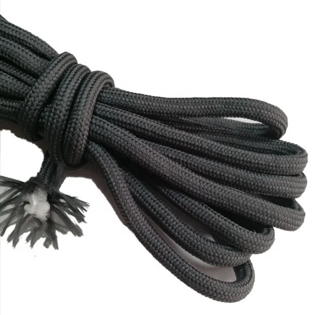 
6mm colored braided cotton rope packaging rope 