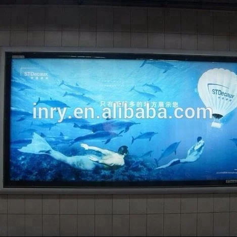 Digital printing sublimation / UV light-box backlit fabric with good quality for indoor