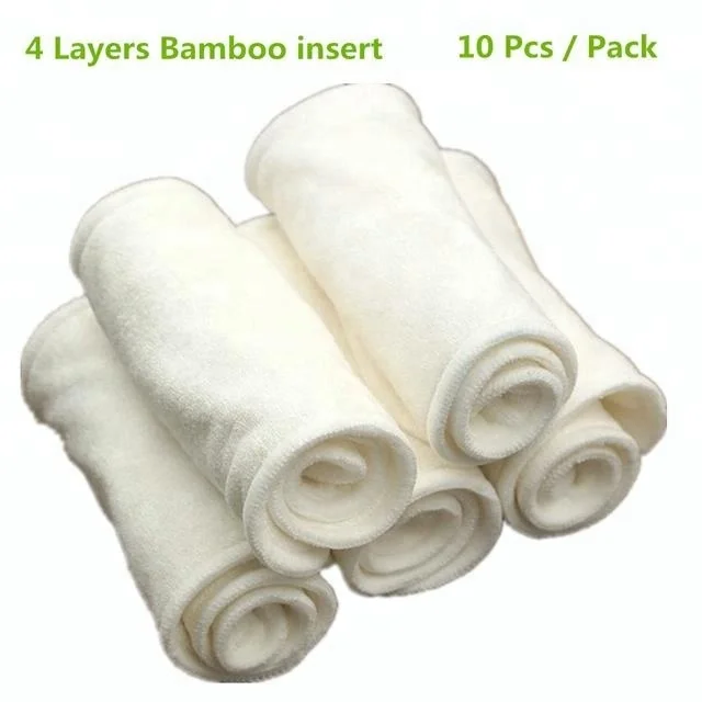 Cloth Diaper Bamboo Insert Absorbent Original Insert Wholesale Cheaper Nappy Liners Bamboo